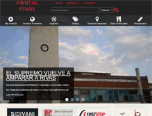 Tablet Screenshot of portalrivas.com